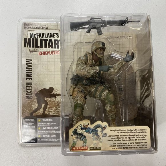 Action Figure McFarlane Military - Marine Recon Sniper, Serie Redeployed